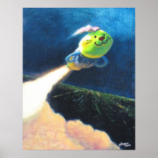 Blast Off Caterpillar Friend! Print