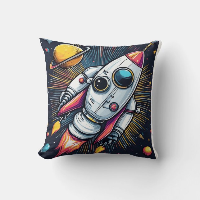 Blast Off! Cushion (Front)