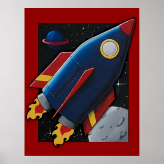 BLAST OFF! POSTER