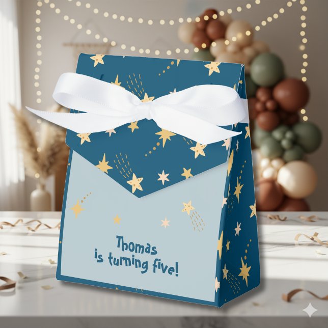 Blast off space adventure kids birthday favour box (Creator Uploaded)