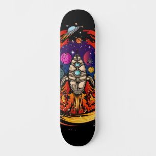 Blast Off Spaceship Skateboard
