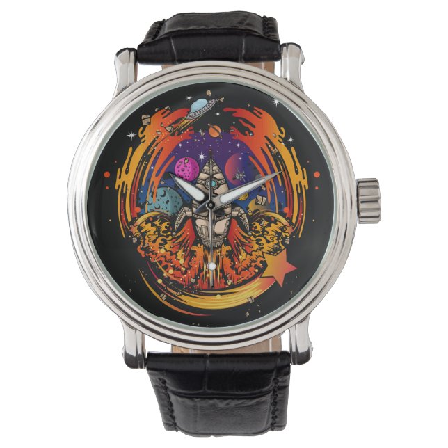 Blast Off Spaceship Watch (Front)