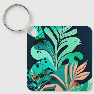 Blätter Key Ring