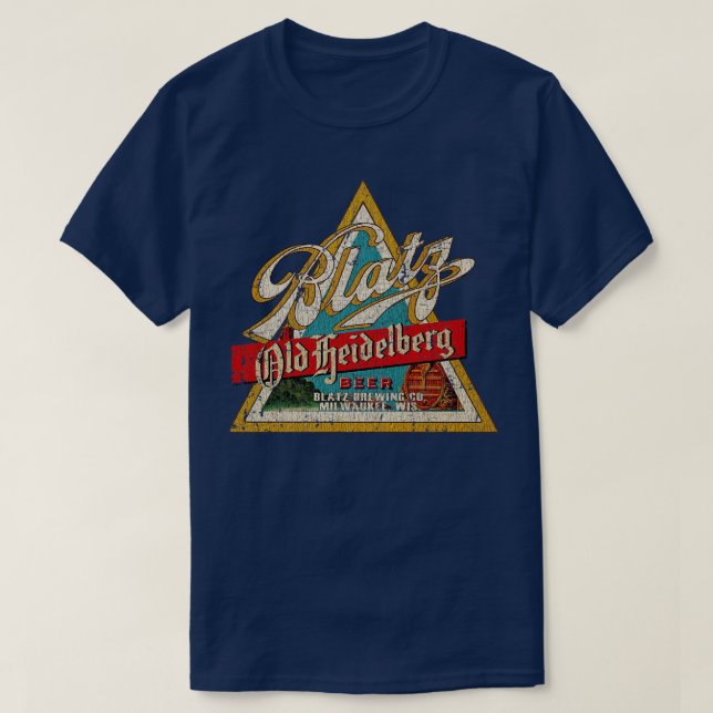 Blatz Beer Milwaukee 1846 TShirt (Design Front)