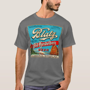 Blatz Old Heidelberg Vintage Beer Label Restored 1 T-Shirt
