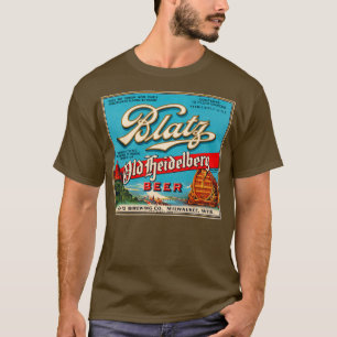 Blatz Old Heidelberg Vintage Beer Label Restored T-Shirt
