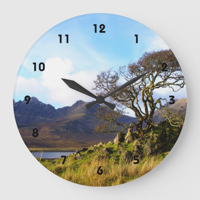 Blaven Isle of Skye Large Clock (Front)