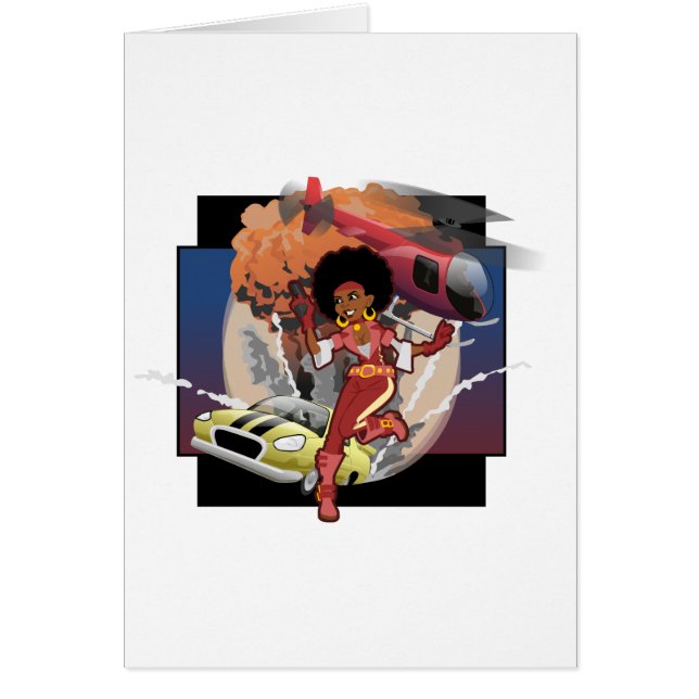blaxploitation afro spy (Front)