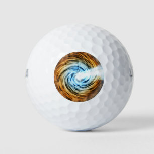 Blazar Black Hole Powered Galaxy Golf Balls