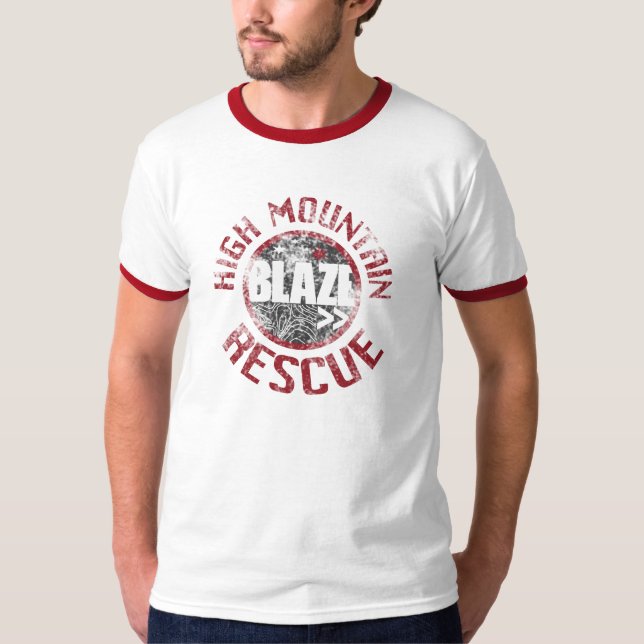 BLAZE>> High Mountain Rescue T T-Shirt (Front)