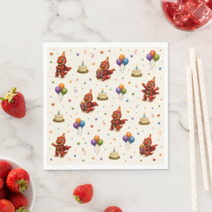 Blaze’s Dino-Mite Friends Birthday Napkin