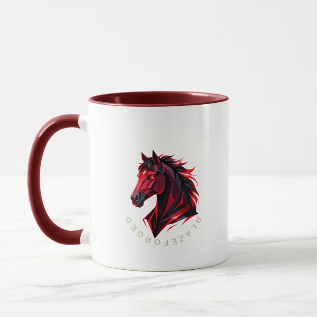 BlazeForge Horse Mug (Left)