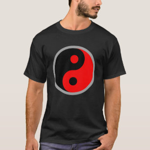 Blazers Yin Yang Red And Black Yin Yang Go Blazers T-Shirt
