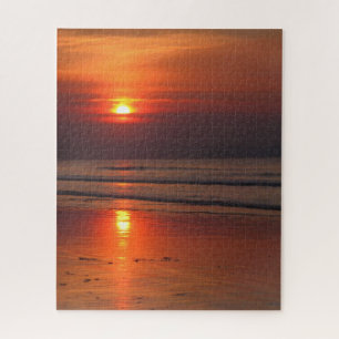 Blazing Beach Sunset - 16x20 - 520 pcs Jigsaw Puzzle