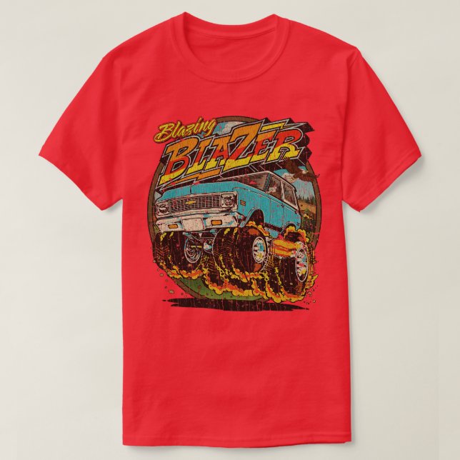 Blazing Blazer 1974 T-Shirt (Design Front)