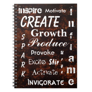 Blazing Bronze Writing Notebook