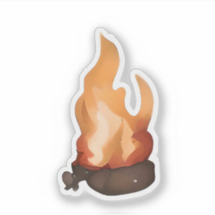 Blazing Campfire Warmth