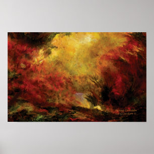 Blazing Crescendos Art Poster/Print Poster