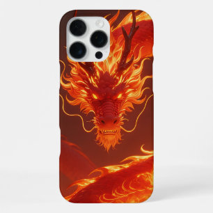 Blazing Fire Dragon Mythical Flame Dragon Fantas iPhone 16 Pro Max Case