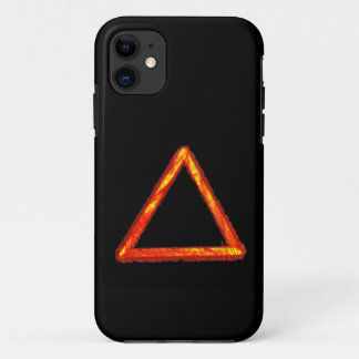 Blazing Fire Element Alchemy Symbol iPhone 11 Case