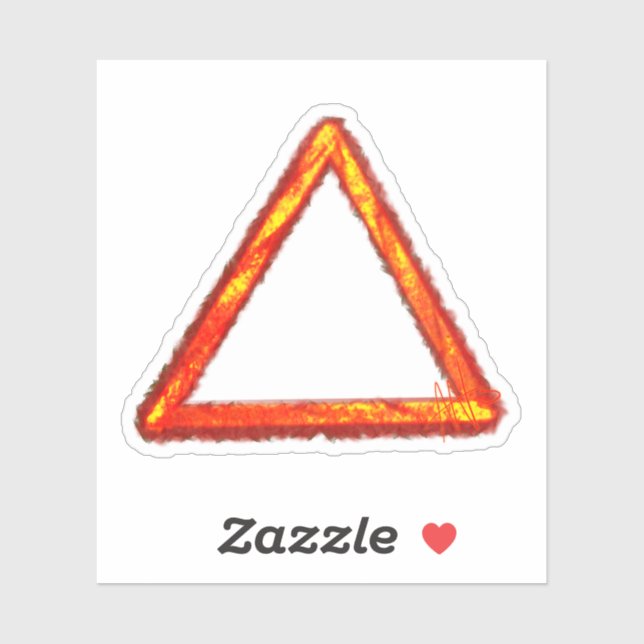 Blazing Fire Element Alchemy Symbol Custom (Sheet)