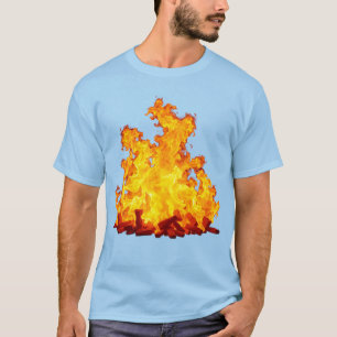 Blazing Fire Men's Basic T-Shirt