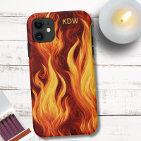 Blazing Fire Monogram