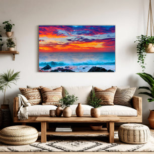 Blazing Horizon Canvas Print