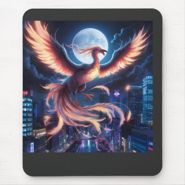 Blazing Phoenix Mousepad (Front)