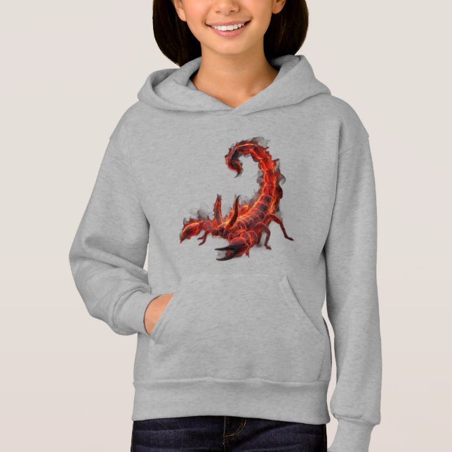 Blazing Scorpion Mythical Creature Fantasy Art (Front)