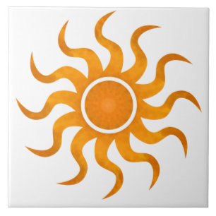 Blazing Sun Customisable Tile - Large