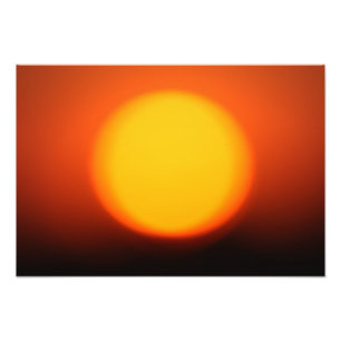 BLAZING SUN PHOTO PRINT