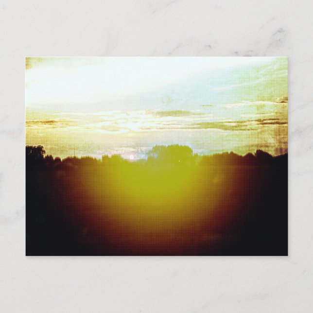 Blazing Sunset Postcard (Front)