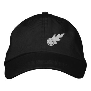 Blazing Tennis Ball Embroidered Hat