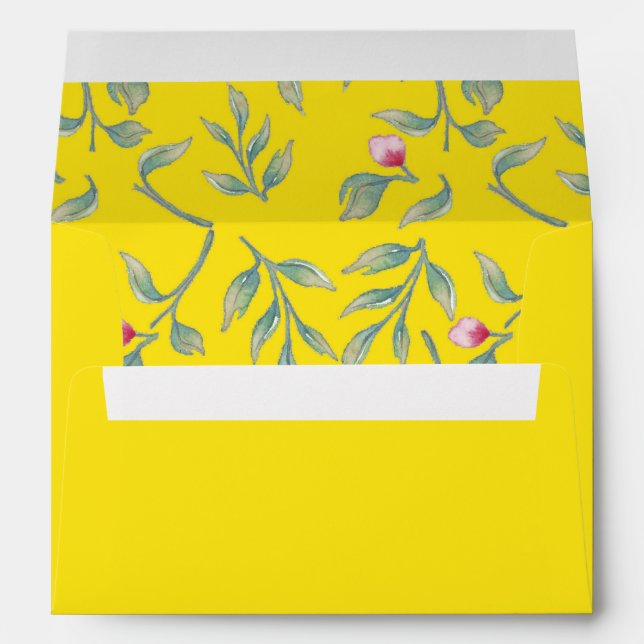 Blazing Yellow  Envelope (Back (Bottom))