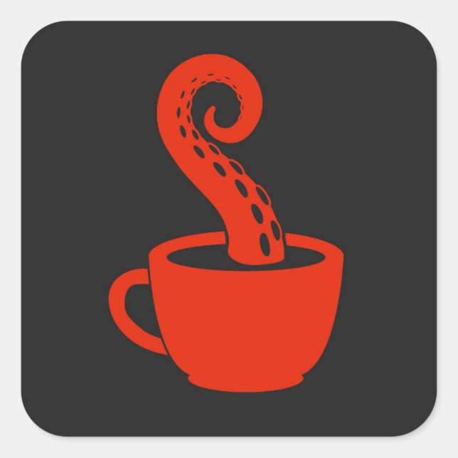 BLC Logo Sticker, black Square Sticker (Front)