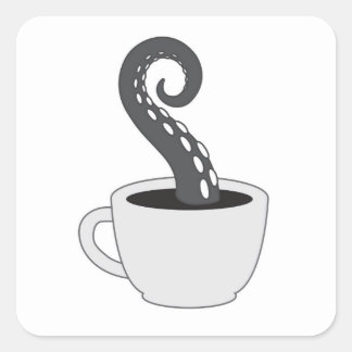 BLC Logo Sticker, white Square Sticker