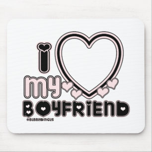 BLCK ILY BF MOUSE MAT