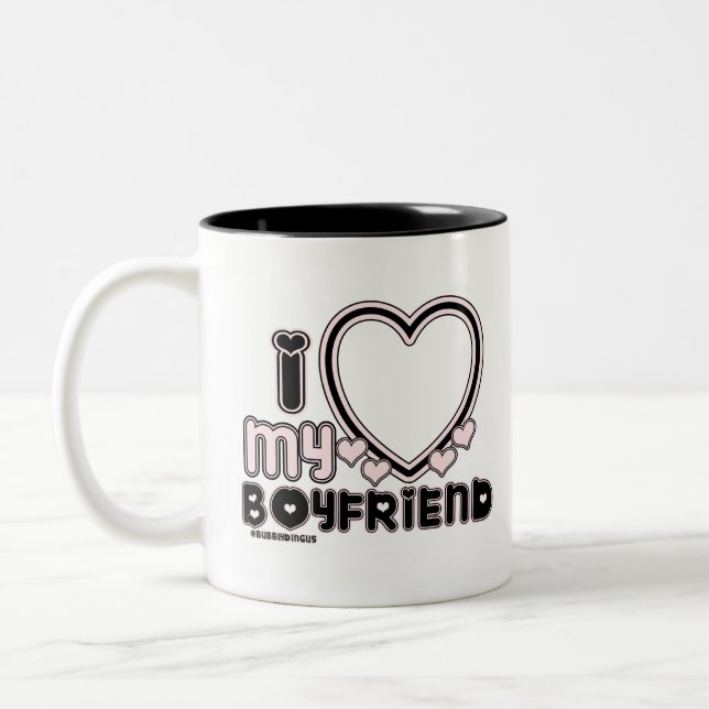 BLCK ILY BF Two-Tone COFFEE MUG (Left)