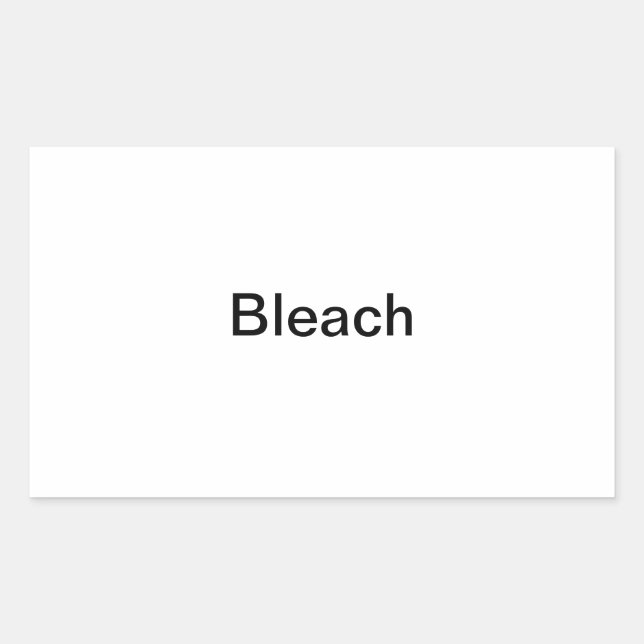 Bleach Bottle Label (Front)