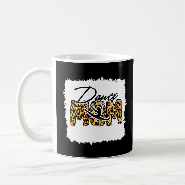 Bleach Dance Mum Hair Leopard Dancer Coffee Mug (Left)