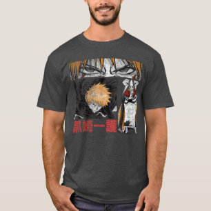 Bleach Graphic Ichigo Comic Book Style Anime T-Shirt