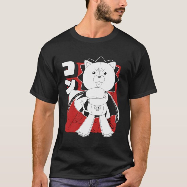 Bleach Kon With Cape T-Shirt (Front)
