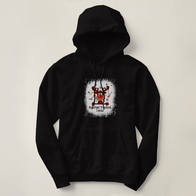 Bleached Assistant Principal Squad Reindeer Funny  Hoodie (Design Front)