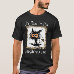Bleached Basketball Mum Messy Cat Softball Mum Mot T-Shirt