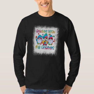 Bleached Beachin' With My Gnomies Beach Life Summe T-Shirt
