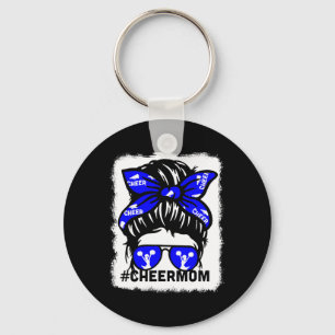Bleached Cheer Mother Mama Parent Cheerleading Mom Key Ring