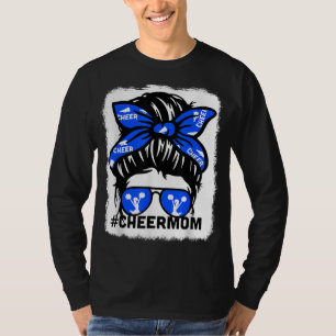 Bleached Cheer Mother Mama Parent Cheerleading Mum T-Shirt