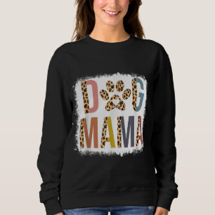 Bleached Dog Mama Leopard & Boho Mum Life Mothers Sweatshirt