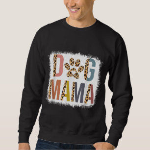 Bleached Dog Mama Leopard & Boho Mum Life Mothers Sweatshirt